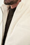 Plain Slim Fit Stand Collar Velvet Men's Vest Ecru - 40947.25K - 2