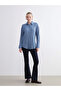 Textured Oversize Women's Shirt - 2