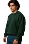 Men's Large Size Suitable for 122 kg - 158 kg Wide Fit Crew Neck Cotton Thessaloniki Sweatshirt Green - 2