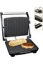 Non-Stick Grill, Panini/Sandwich Grill, Steak Machine, 850 Watts, SK-223 Black - 2