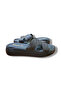 Genuine Leather H Detailed Knitted High Sole Slippers - 6