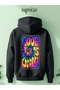 سويت شيرت قطني كبير الحجم مطبوع عليه "Good Vibes Only" بثلاث خيوط
