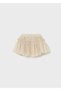 Beige Baby Girl Polka Dot Tulle Skirt 2901 - 2