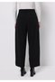 Regular Fit High Waist Straight Leg Women's Black Trousers - 2