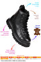 Series 100% Leather Zippered Boys' Boots Shoes - 2