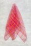 Large Size 70cm Gold Silvery Bridal Halay Handkerchief, Bridesmaid Henna Shawl, Wedding Convoy Pink 10 Pieces - 5