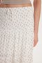 Women's Standard Fit Tie-Up Printed Viscose Skirt - 3