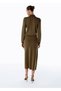 Extrafine Merino Wool Blended Knitwear Skirt Olıvestone - 5