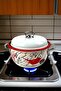 22 No 3L Enamel Pot&Fryer, Service, Food Camping, Picnic, Dowry - 8