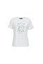 Floral Patterned White Tshirt