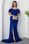 Sweetheart Neckline Front Gathered Sequin Dress 41066