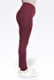 30169 Burgundy High Waist Recovery Leggings - 5