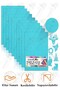 Light Blue Glitter Cardboard A4 20X30 cm 1 Pack of 10 Glitter Background Cardboard Glitter Paper Kindergarten Nursery Et