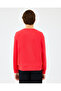 B Crewneck Sweatshirt Big Boys Red Sweatshirt Sk2520017-3449 - 3