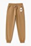 Boys' - Girls' Beige Sweatpants - Get Size Information Comfortable Fit School Trousers Seasonal - 2