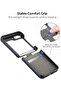Samsung Galaxy Z Flip 5 Case Cover | Leather Case With Ring Holder | Red - 5