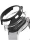 Samsung Galaxy Watch 4 44mm Case| Slim Series| Clear + Black