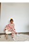 Girl's Love Slogan Text Detailed Top and Bottom Set 3 Yarns - 5