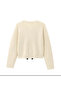 Thessaloniki Knitted Cardigan with Large Bow Detail - 2