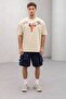 ÖN/ARKA baskılı Oversize erkek tshirt - 4