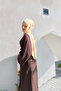 Ferace Muslin Dress Bitter Brown - 3