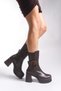 Naliresta Women's Short Boots 00121540 Brown - 4