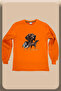 Hunting Hunter Kurzhaar Hunting Dog and Grouse Printed Regular Fit 100% Cotton Crew Neck Sweatshirt