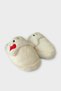 Winter Women's Hellokitty Figured Anti-Slip Sole Home Shoes Slippers White - 3