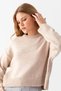 Basic Oversize Crew Neck Soft Textured Knitwear Sweater Aw25Kz0017 - 6