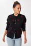 Heart Embroidered Stylish Buttoned Knitwear Cardigan Lnx0003 Black - 3