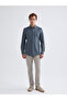 Green Slim Fit long sleeve men's shirt from plus-store - 2