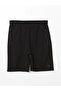Black Slim Fit Men's Sports Shorts - 5