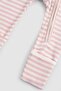 Camisole Modal Pink Zippered Jumpsuit with Gloves and Booties - 3