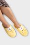 Women's Winter Cute Panda Figured Non-Slip Sole Home Slippers Panduf Yellow - 6