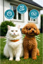 Cat Flea Collar Cat Dog Flea Tick Prevention Collar Adjustable 39 cm Waterproof 8 Month Effect - 4