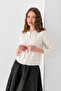Buttoned Basic Knitwear Cardigan – Long Sleeve Round Neck Stylish Women's Model |   Journal and Office Use - 5