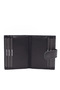 Black Unisex Leather Card Holder 0107S3L - 5