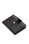 Black Unisex Leather Card Holder 0107S3L - 6