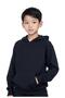 Plain Printless Hoodie with Kangaroo Pocket Boy's Tracksuit Set - 2