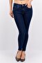 Women Super Skinny Fit Washed Stretchable Jeans, Navy
