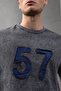 Dikiş baskılı Oversize Tshirt - 3