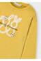 Yellow Girl's Embroidered Long Sleeve T-Shirt 4010 - 3