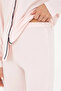 Modal & Cotton, Long Sleeve, Front Buttoned, Women's Pajama Set, Powder - 2