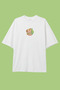 Capybara Turtle Printed Oversize T-Shirt - 3