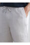 New Season from Güli̇s Gi̇yi̇m Gray Standard Fit Muslin Men's Shorts - 3