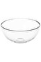 BLANDA Serving bowl, clear glass, 20 cm