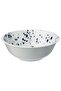 SILVERSIDA Serving bowl, patterned/blue, 28 cm