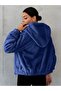 Briar Women's Oversize Hooded Plush Jacket - 2