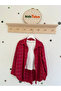 Checkered Shirt-Tshirt Set