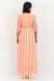 Women Stripe Maxi Dress, Multicolor - 4